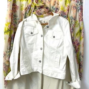 Vintage white jean jacket